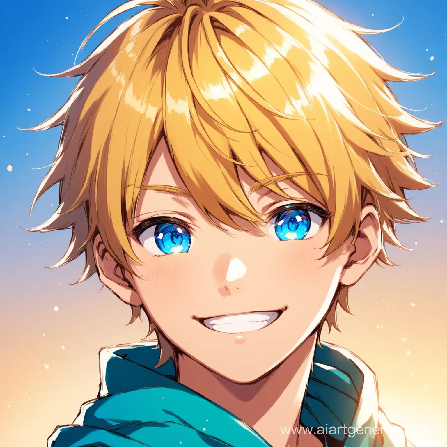 Joyful-Anime-Portrait-of-Teenage-Boy-with-Blonde-Hair-and-Blue-Eyes