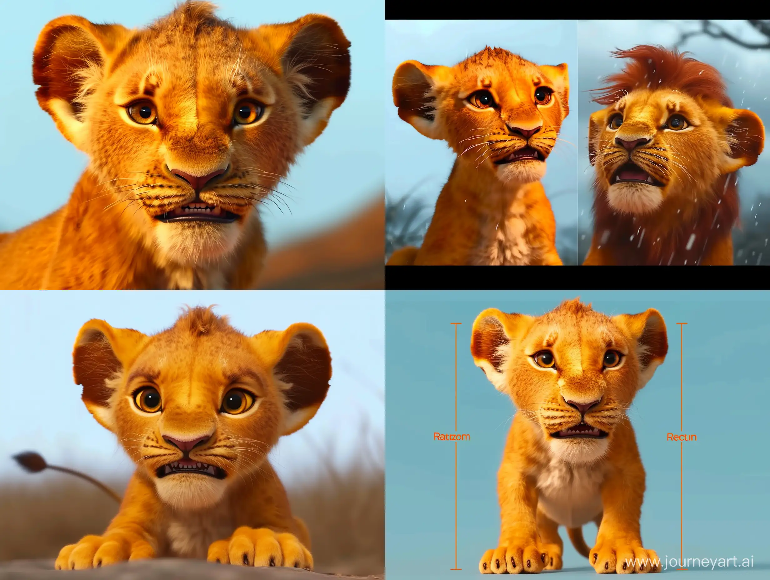 https://www.looper.com/img/gallery/the-lion-king-storyline-that-couldve-changed-everything/l-intro-1646237628.jpg Simba from Lion king in real life realistic photo --s 600