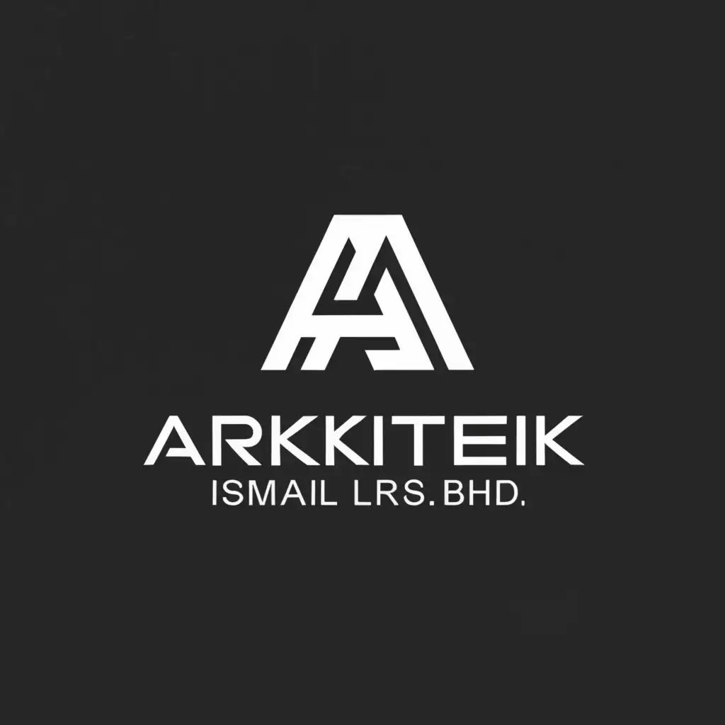 a logo design,with the text "ARKITEK ISMAIL ROS SDN. BHD.", main symbol:ALPHABET,Minimalistic,clear background