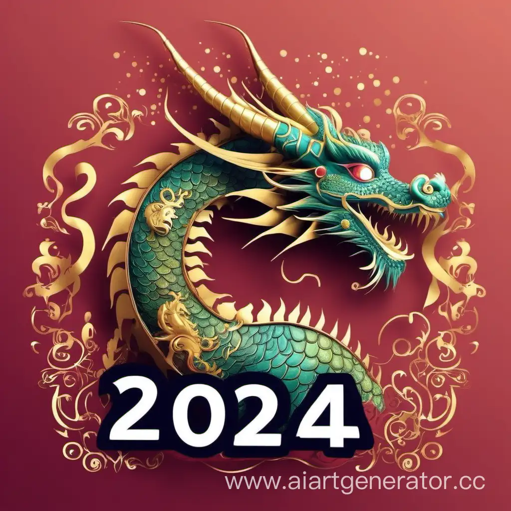 новогодний дракон 2024

