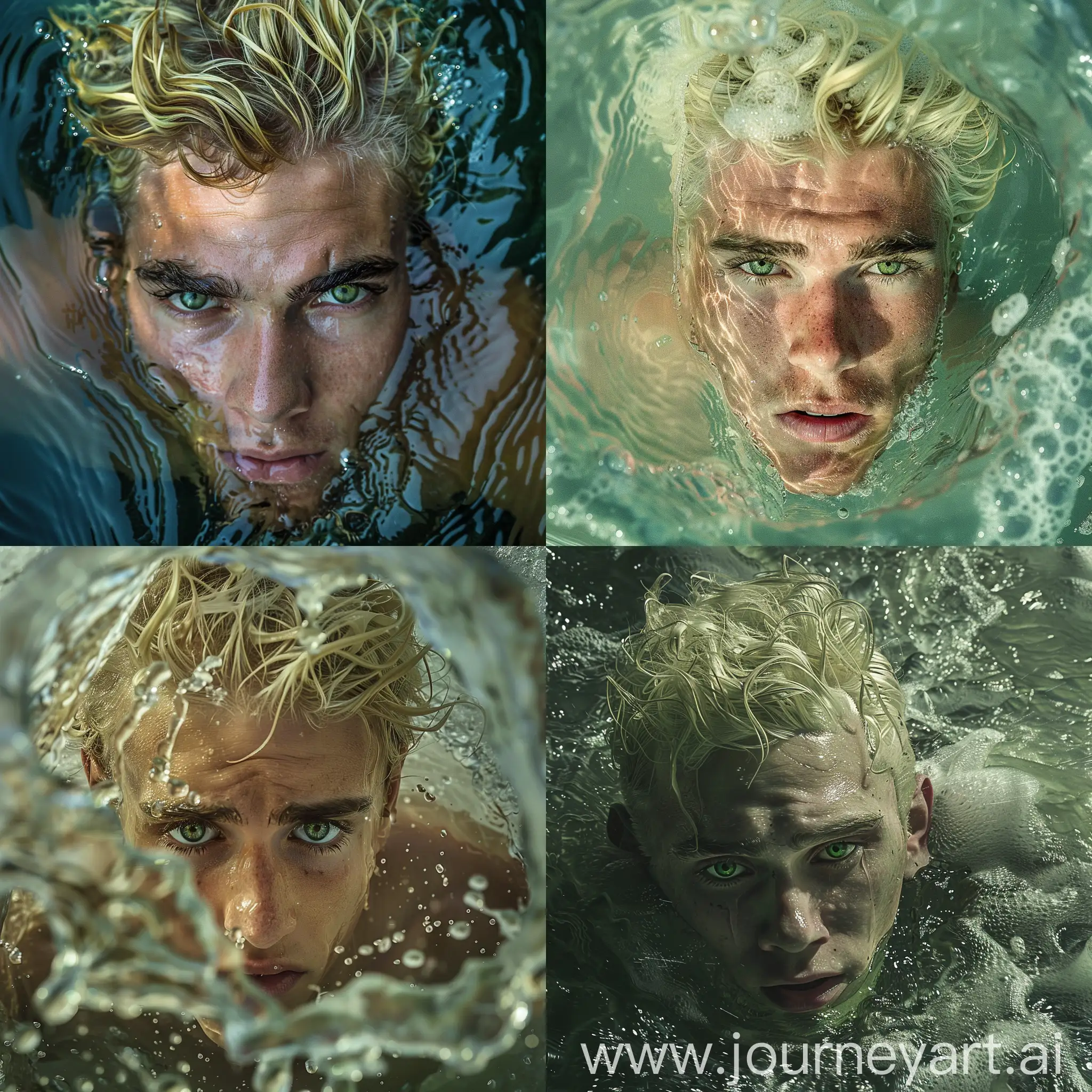 Blond-Man-with-Green-Eyes-Falling-into-Tuman-River