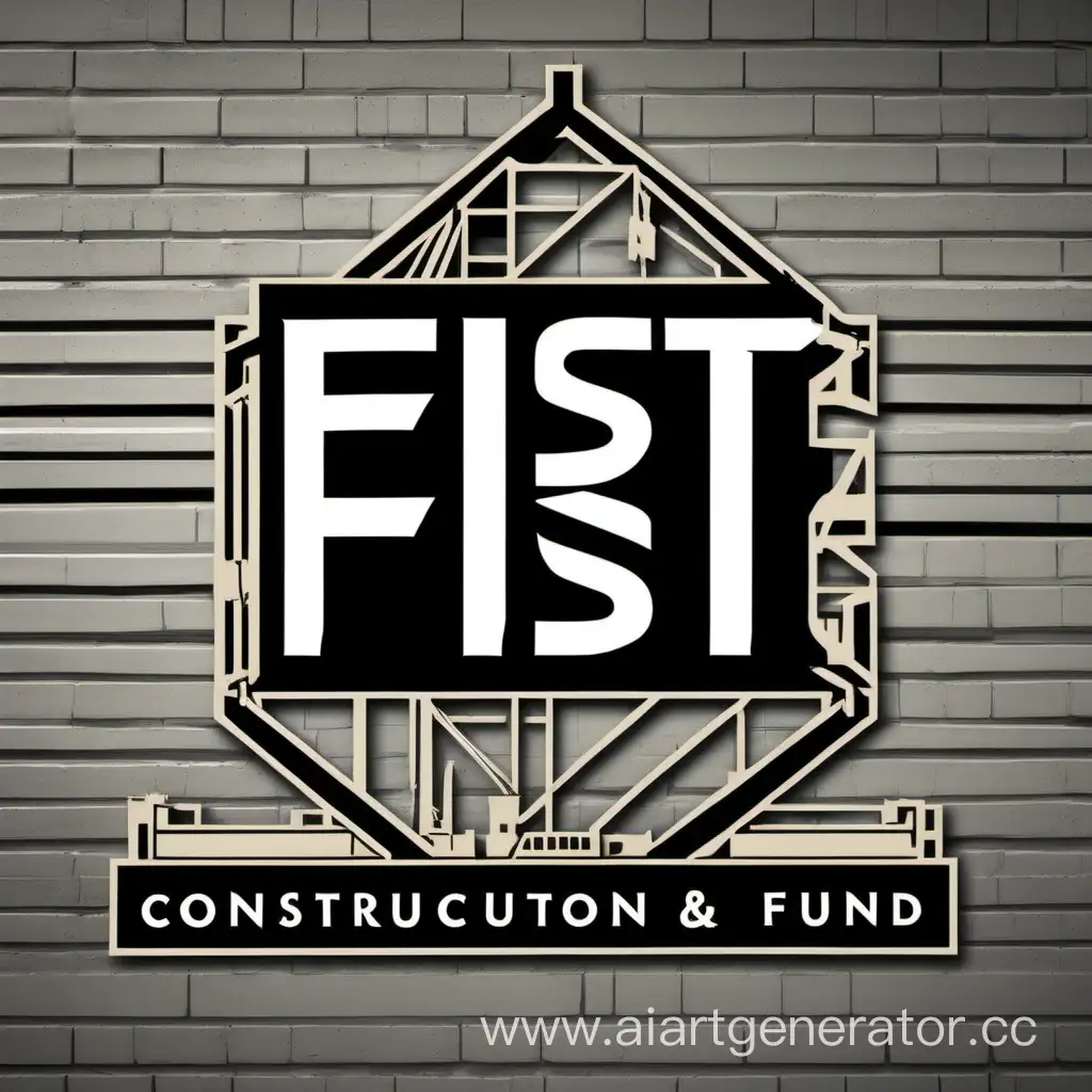 the logo of the construction holding company with the name First Construction Fund