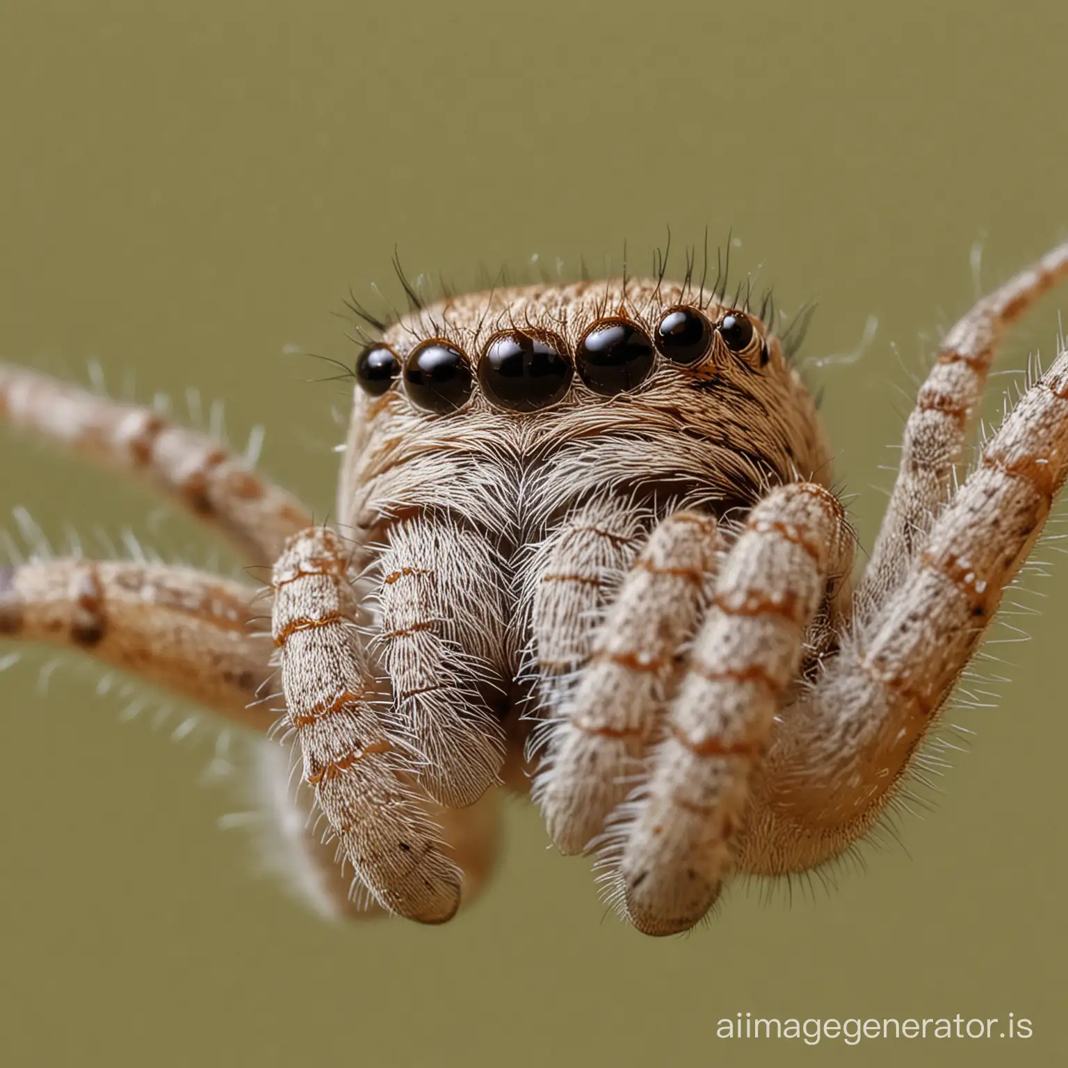 Spider-with-Closed-Eyes-in-Clear-View