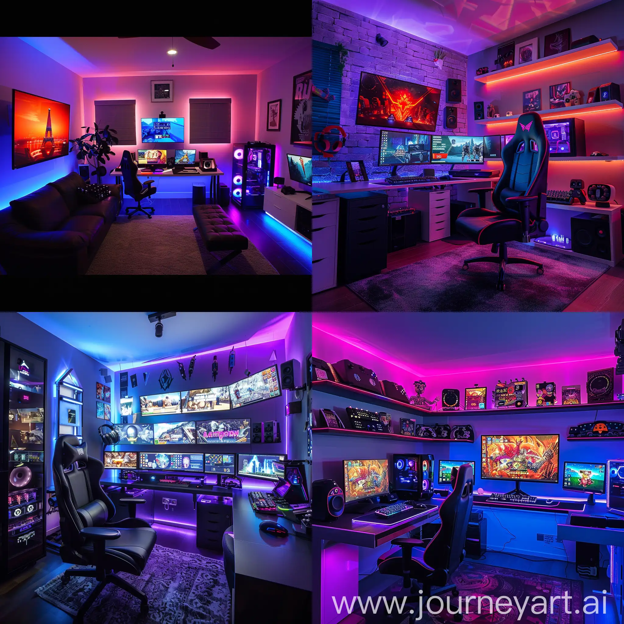 gaming room
