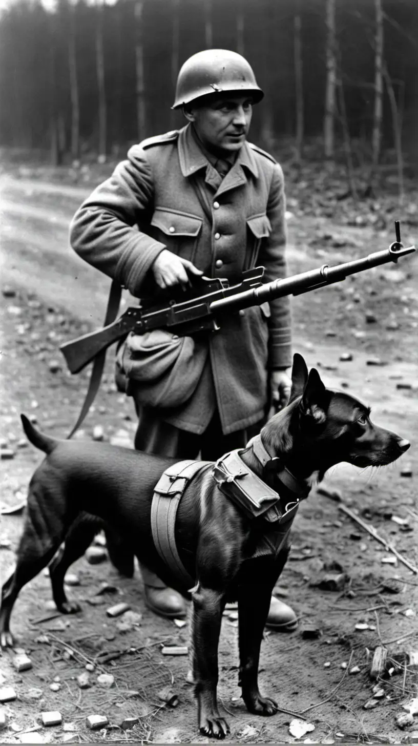 Canine AntiTank Warfare Explosive Devices in Action