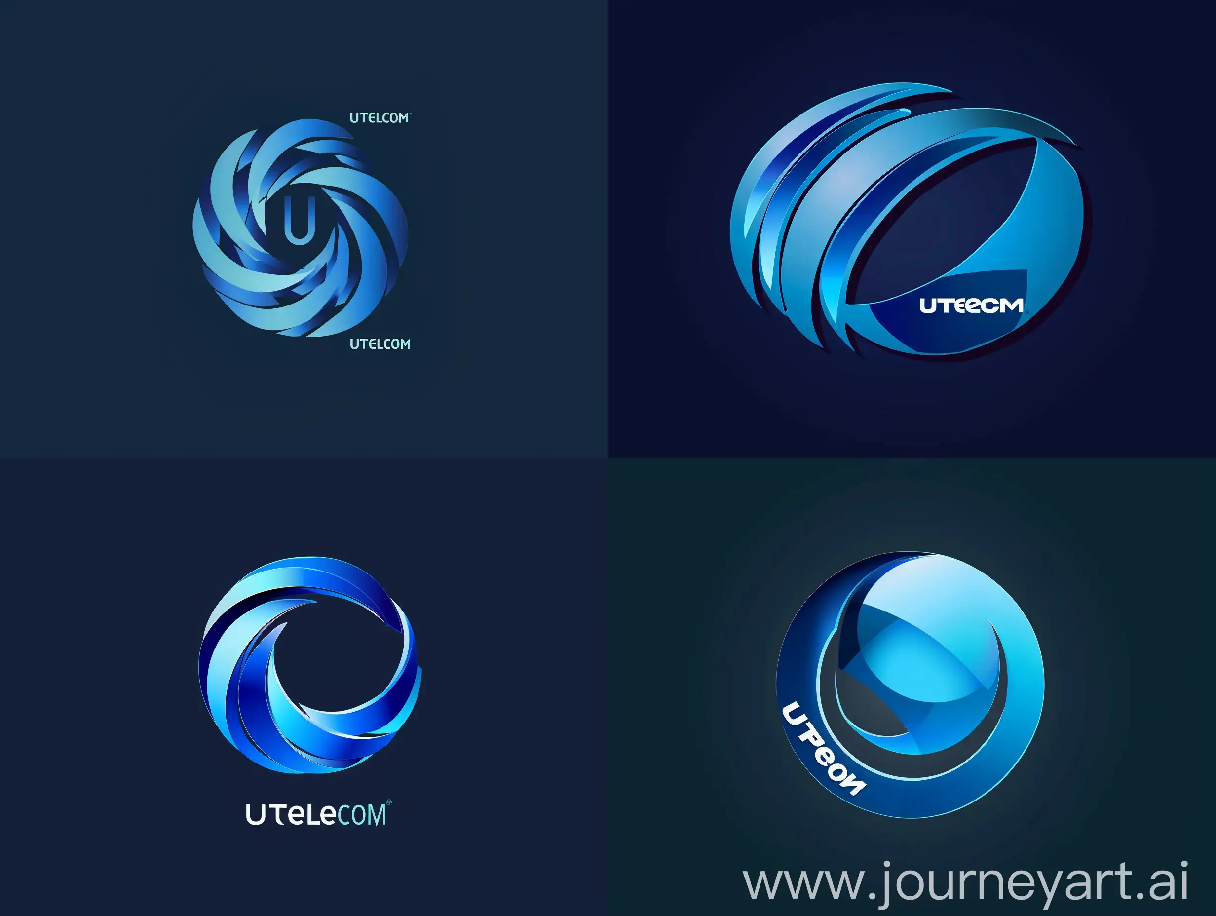 Royal-Blue-HiTech-Uztelecom-Company-Logo