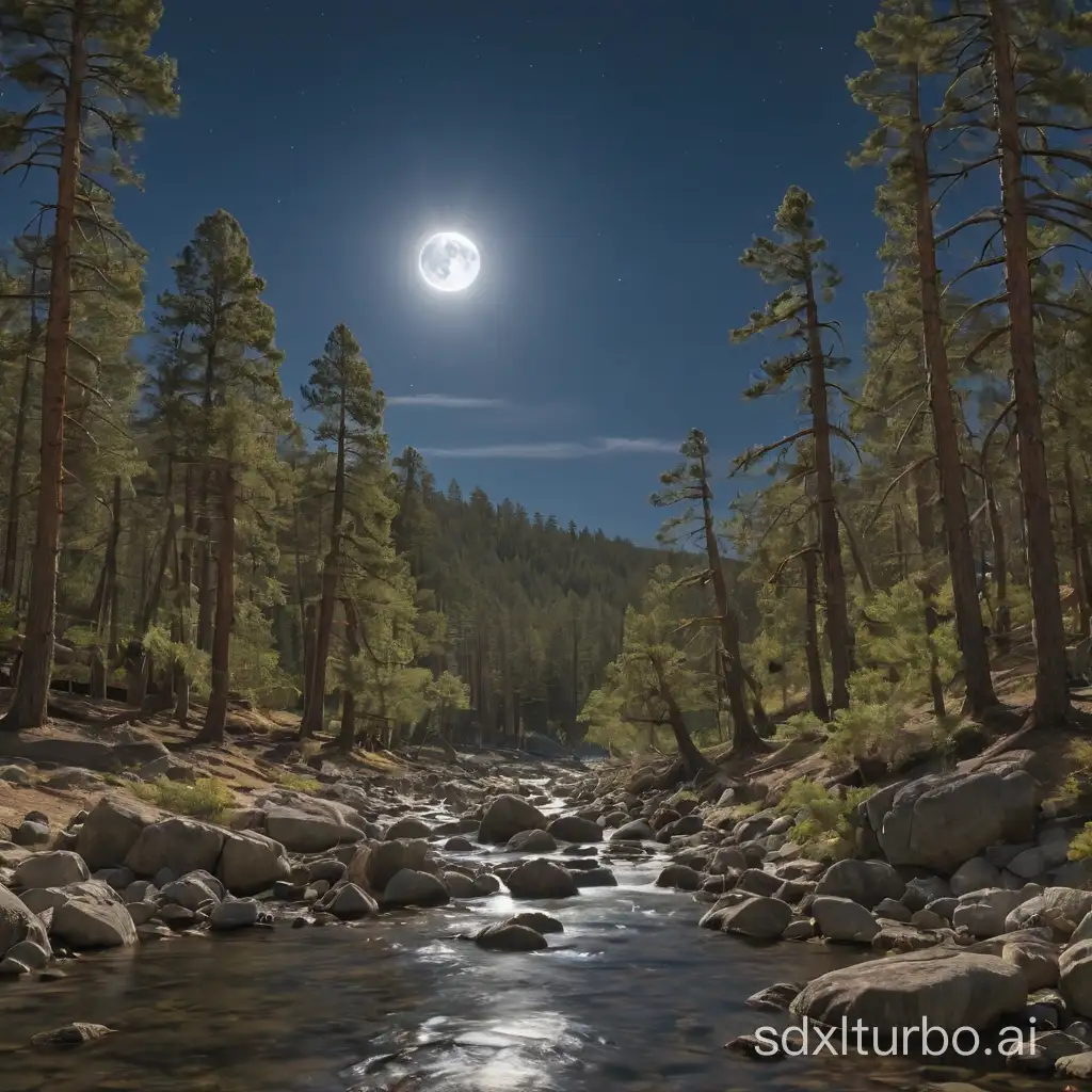 Moonlit-Pines-and-Flowing-Springs