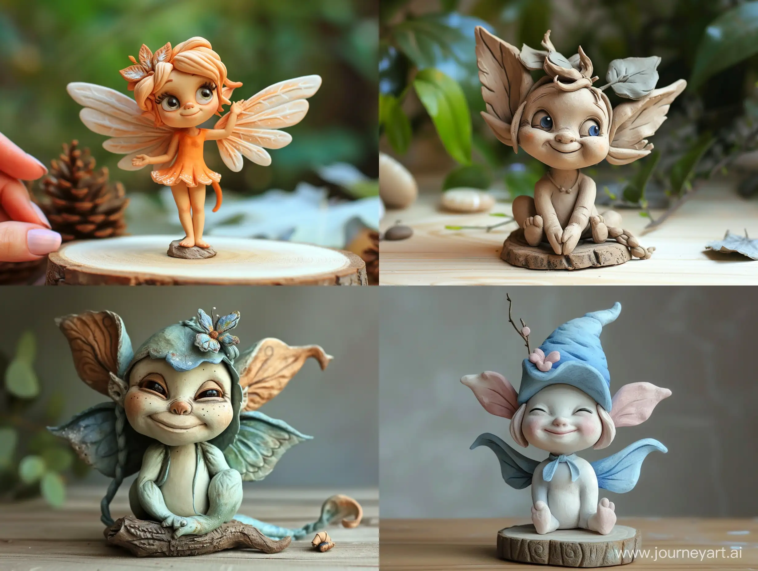 Enchanting-Clay-Statuette-of-a-Fictional-FairyTale-Character
