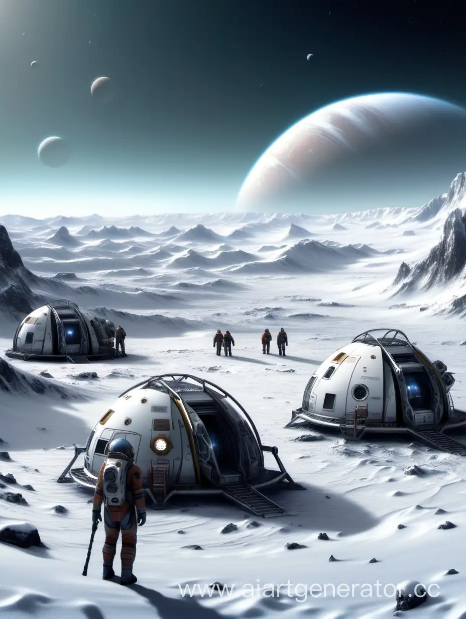 Snowy-Planet-Colonization-Human-Settlement-Adventure-in-a-Winter-Wonderland