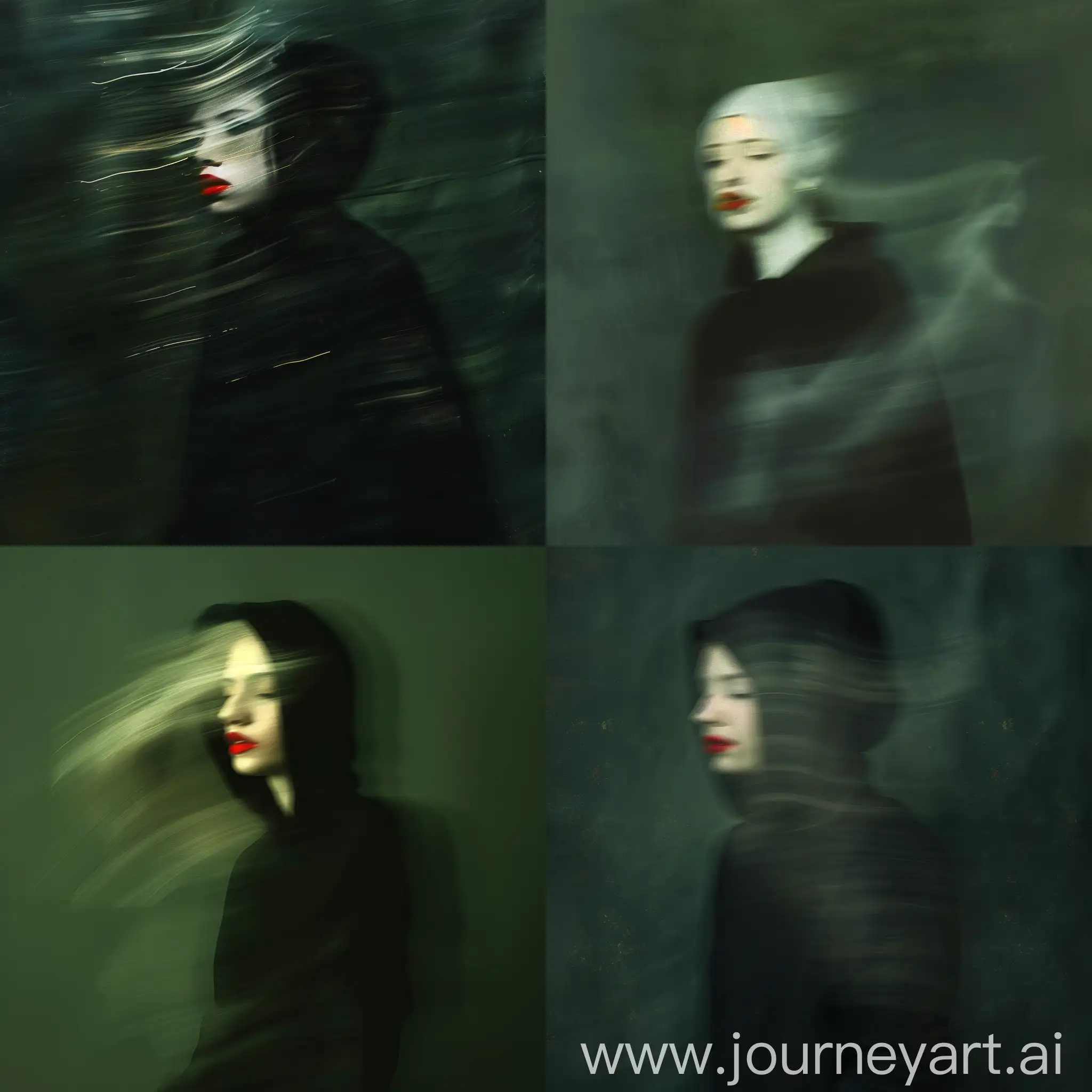 Mysterious-Ghostly-Lady-in-Black-Urban-Nike-Style-Portrait-with-Acidic-Colors
