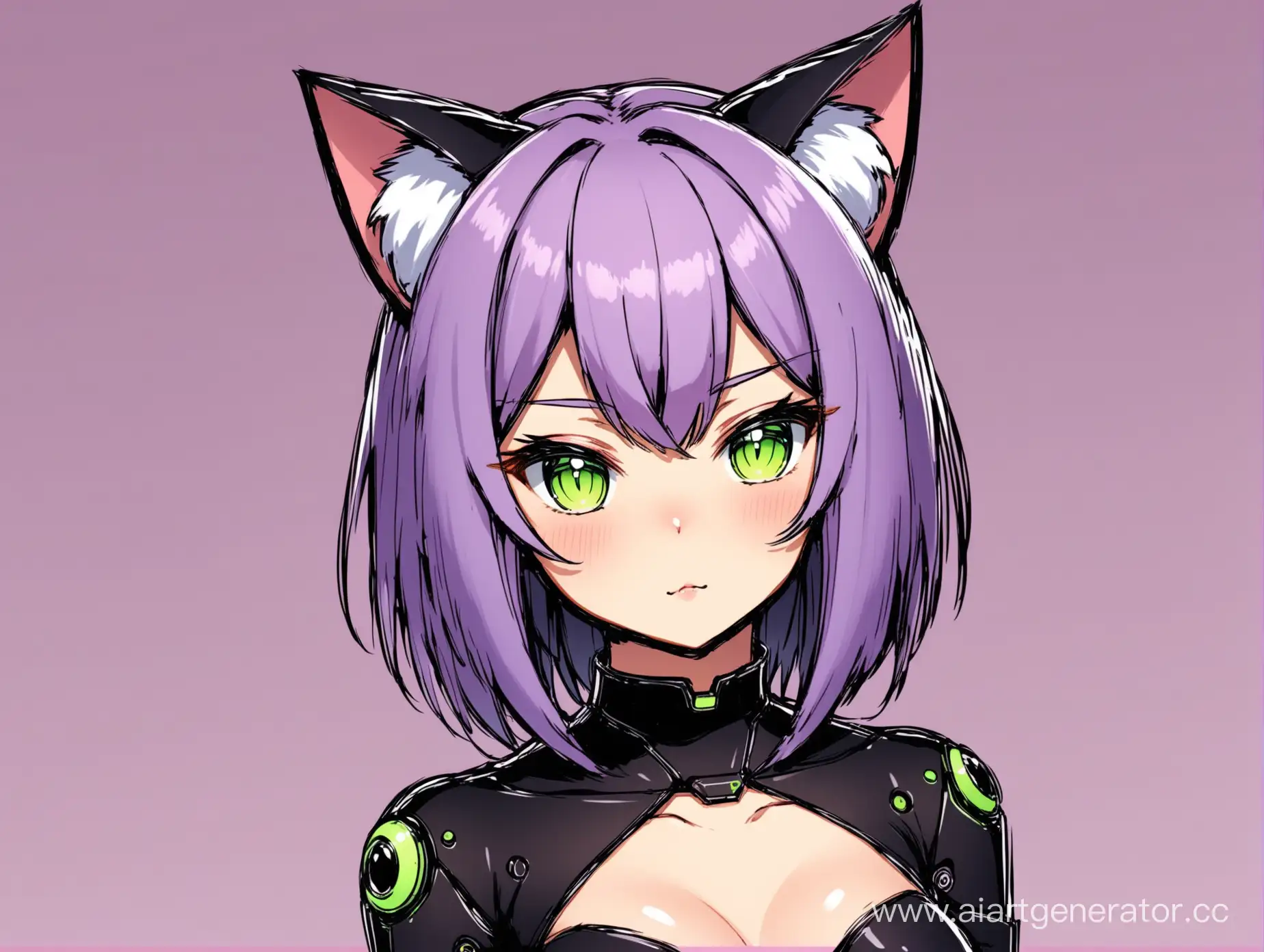 Futuristic-Android-Catgirl-in-NeonLit-Cyberpunk-City
