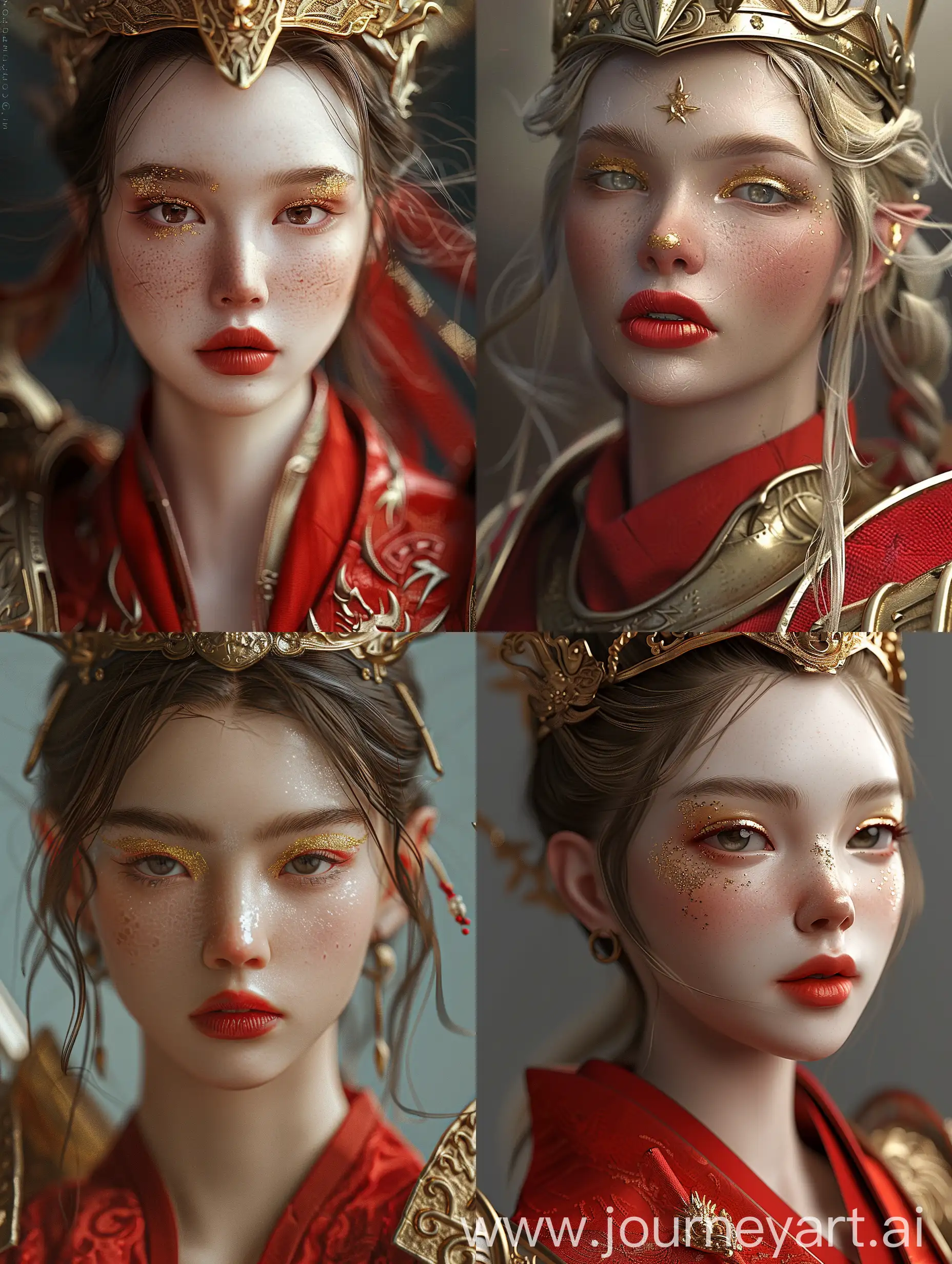 Golden-Armored-Warrior-Queen-with-Delicate-Features-and-Charming-Gaze