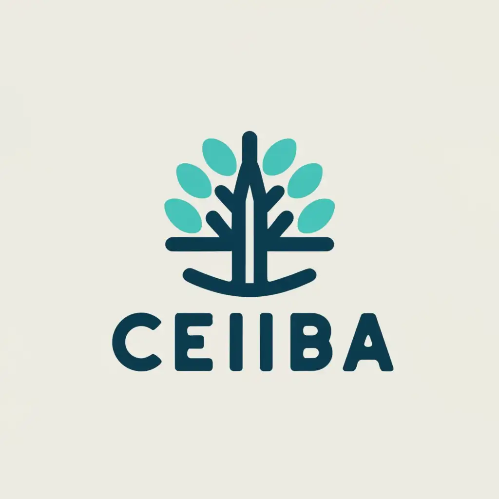 a logo design,with the text "Ceiba", main symbol:nature,Moderate,clear background