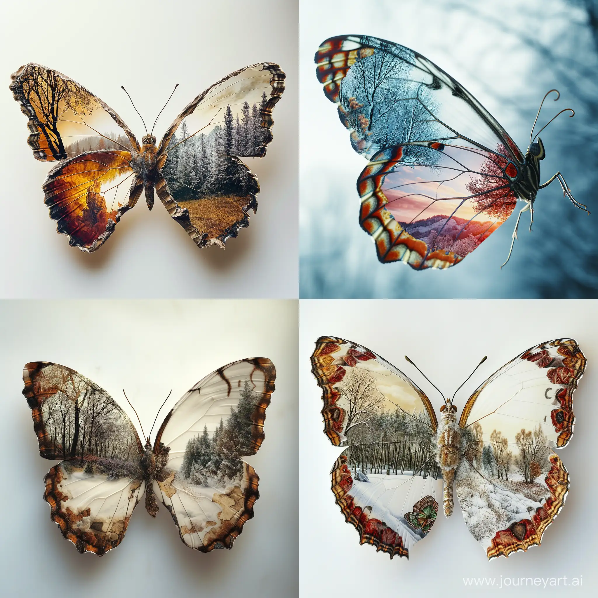 Winter-and-Summer-Butterfly-Contrasting-Seasons-in-One-Winged-Creature