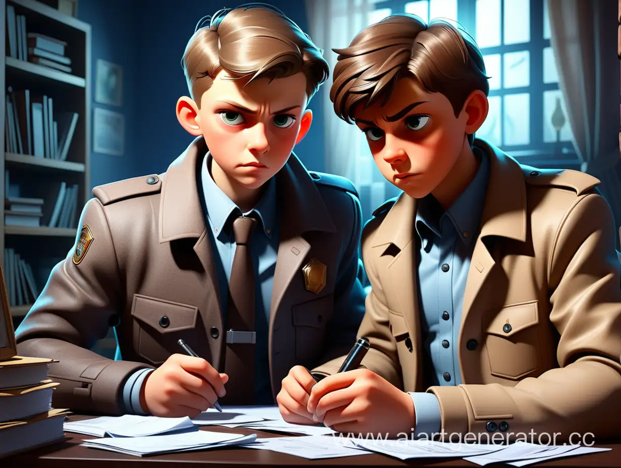 Детектив Леонид рассказал подростку Алексею различные методы работ. С каждым днем Алексей становился опытнее.