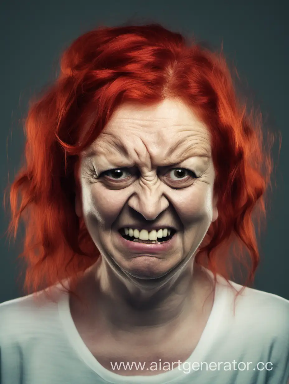 Expressive-Portrait-of-a-Unique-RedHaired-Woman