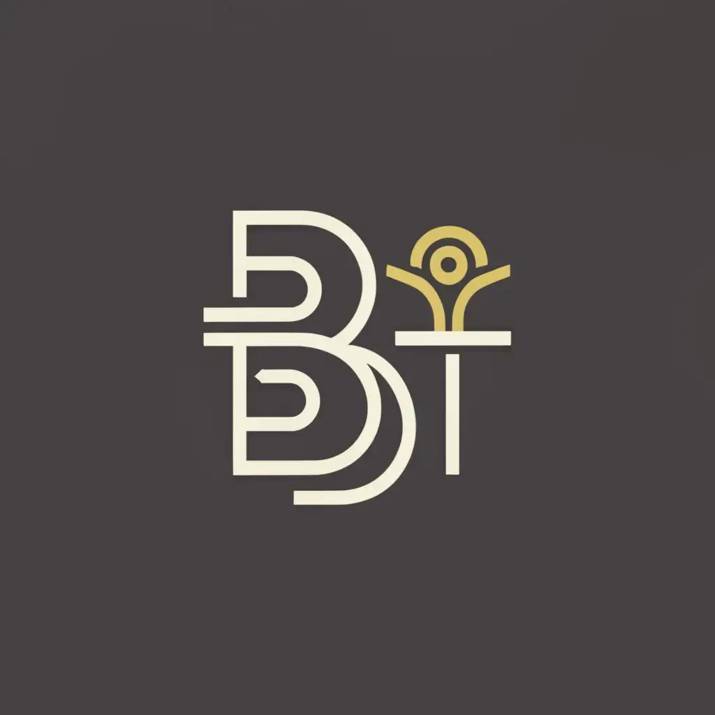 a logo design,with the text "BTI", main symbol:bulb,Minimalistic,clear background