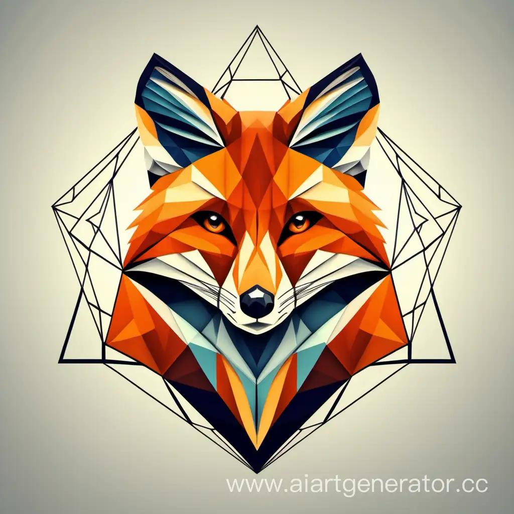 Geometric-Fox-Art-Abstract-Animal-Illustration