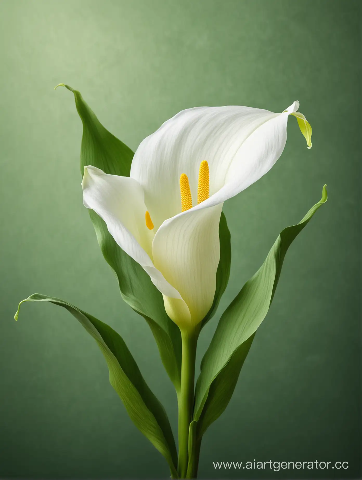 Vibrant-Calla-Lily-Flowers-on-Lush-Green-Background