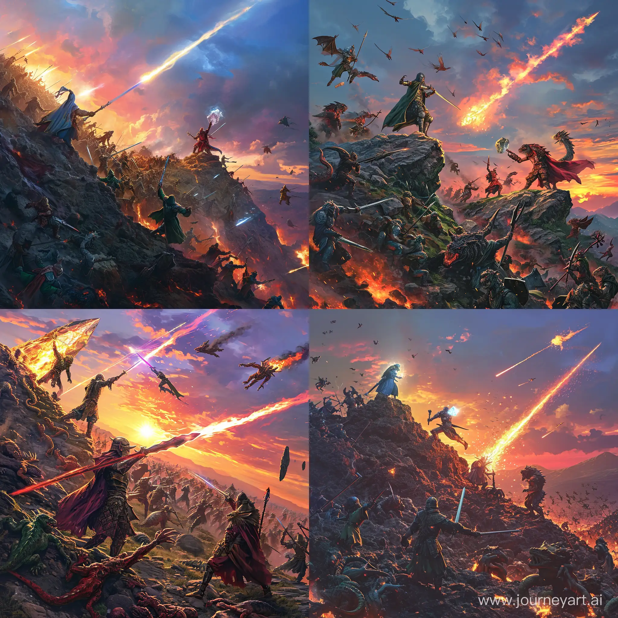 Epic-Battle-of-Crystal-Warriors-and-Fire-Demons-on-the-Hills