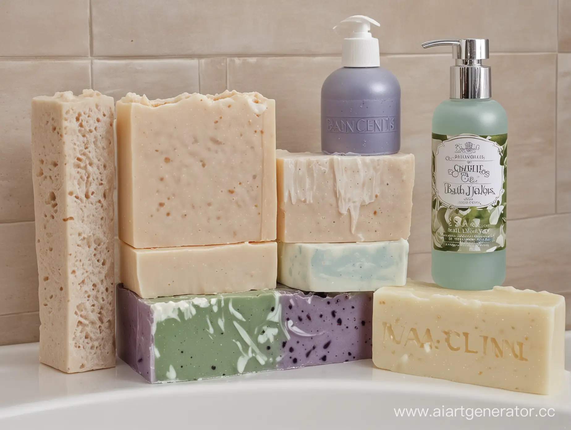 soaps and bath gels