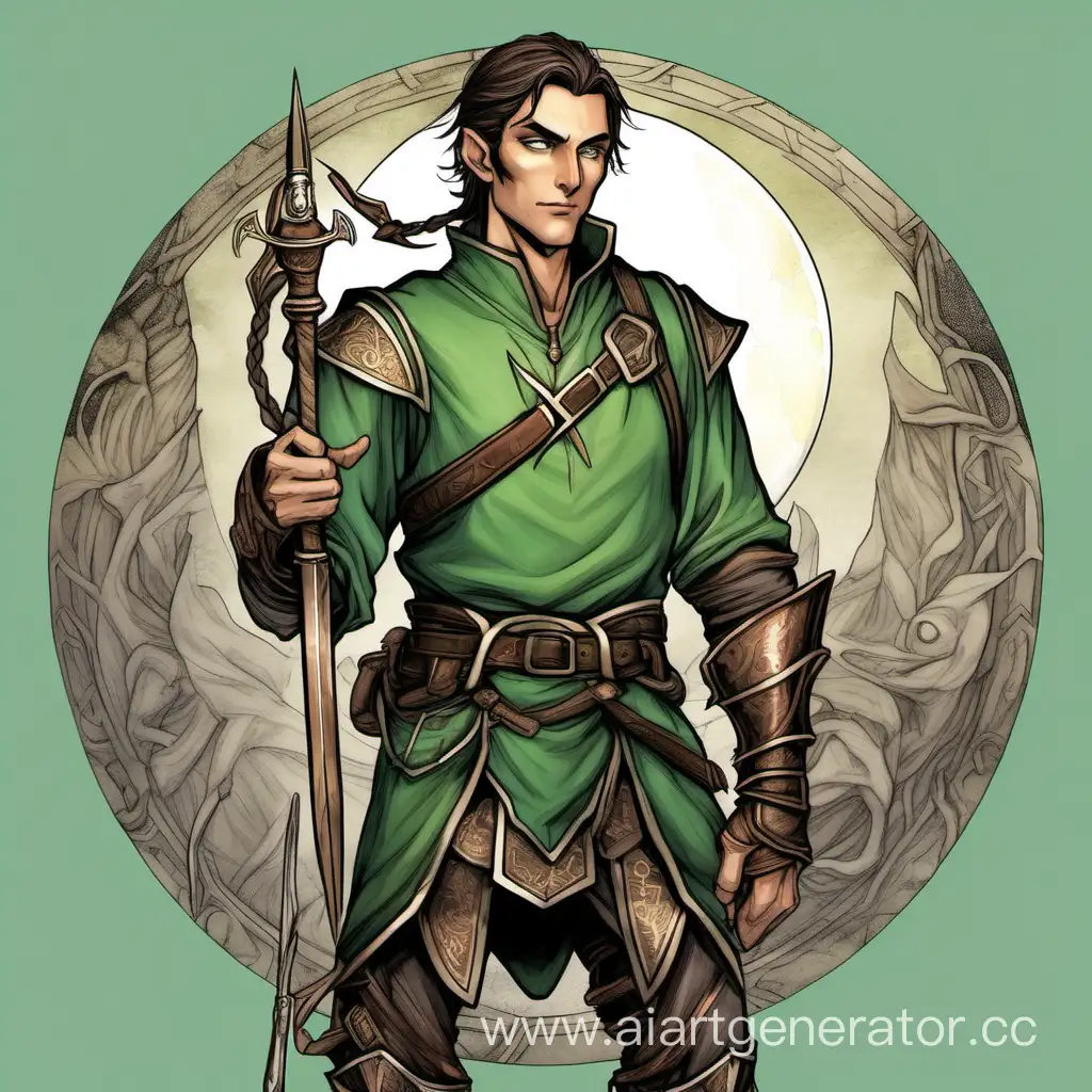 Majestic-Elven-Warrior-with-Silver-Moon-Amulet