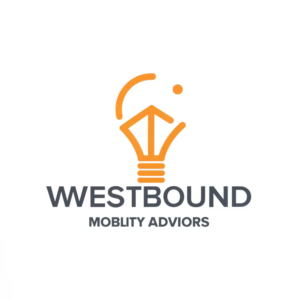 a logo design,with the text "Westbound Mobility Advisors", main symbol:Ideas,Minimalistic,be used in Education industry,clear background