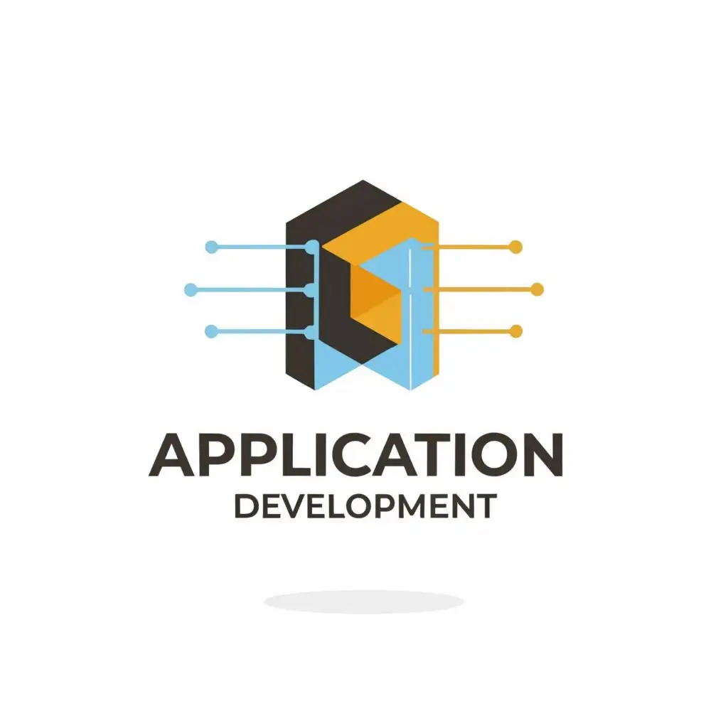 logo, SOFTWARE, with the text "APPLICATION DEVELOPMENT", typography, be used in Technology industry