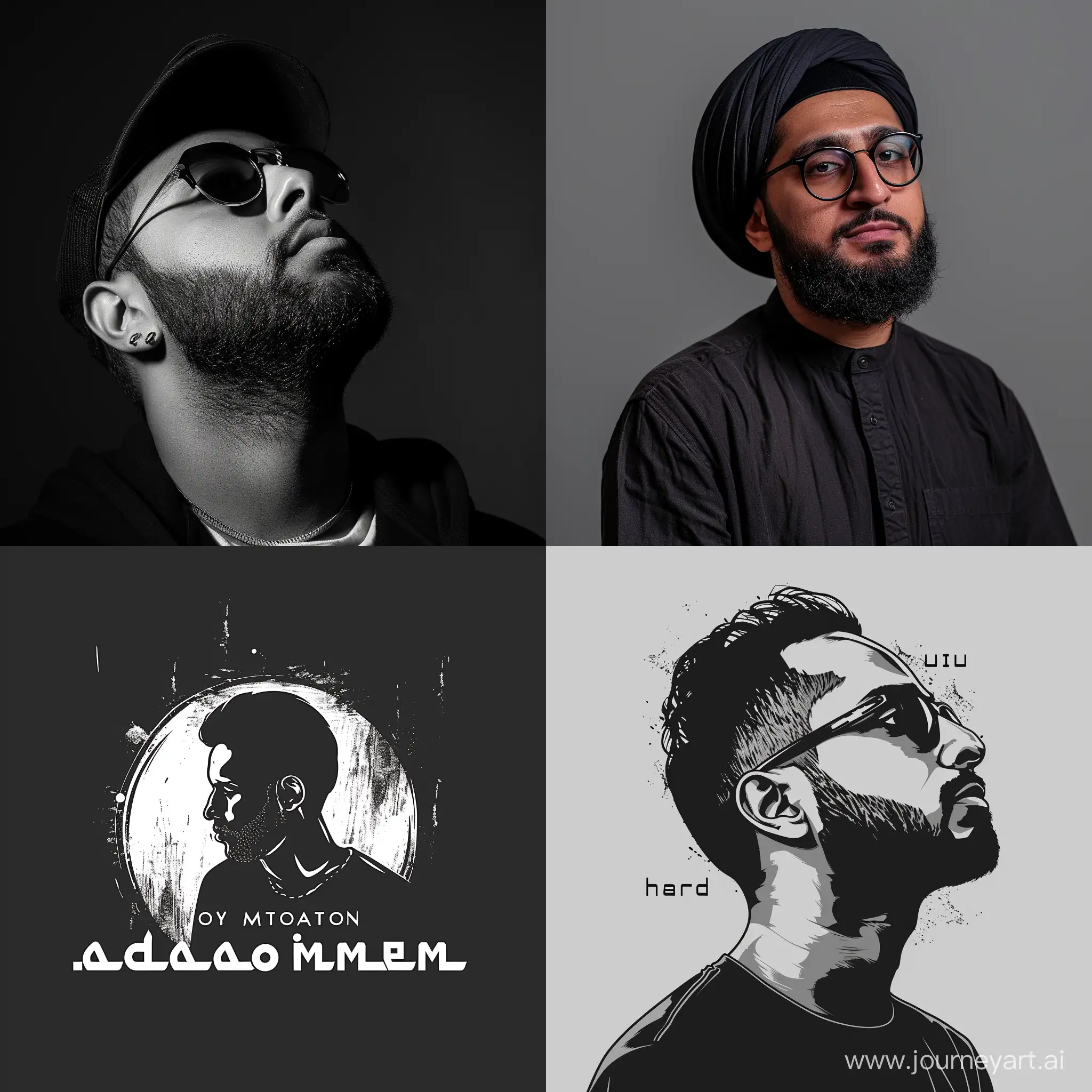 Ahmed-Matter-Music-Logo-with-Vibrant-Visual-Harmony