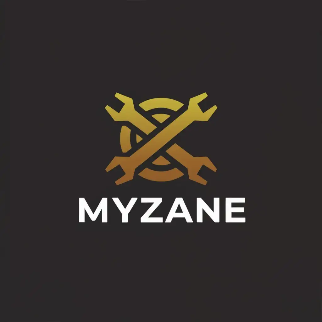 a logo design,with the text "MYZANE", main symbol:HARDWARE,Moderate,be used in Construction industry,clear background