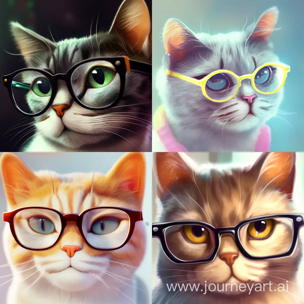 Intelligent-Cat-with-Stylish-Glasses