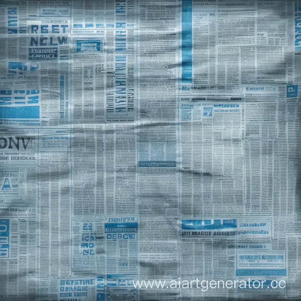 Blue-Textured-Newspaper-Background