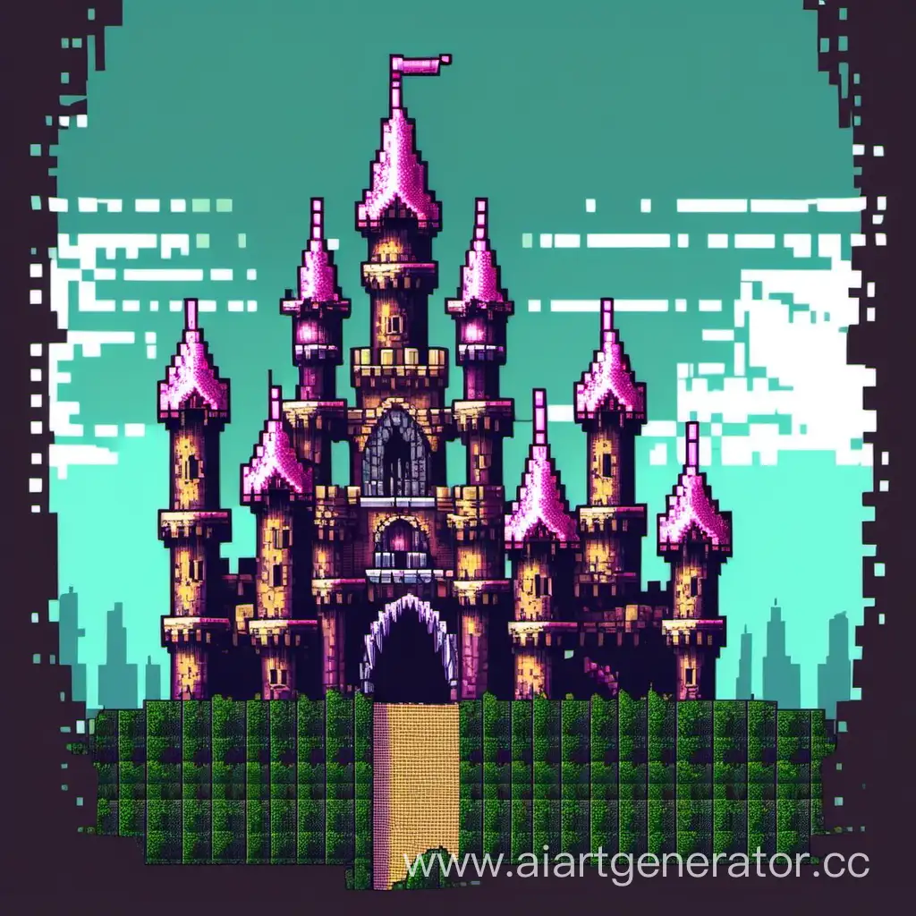 Epic-Pixel-Art-Castle-in-Ruins-Captivating-EyeLevel-View