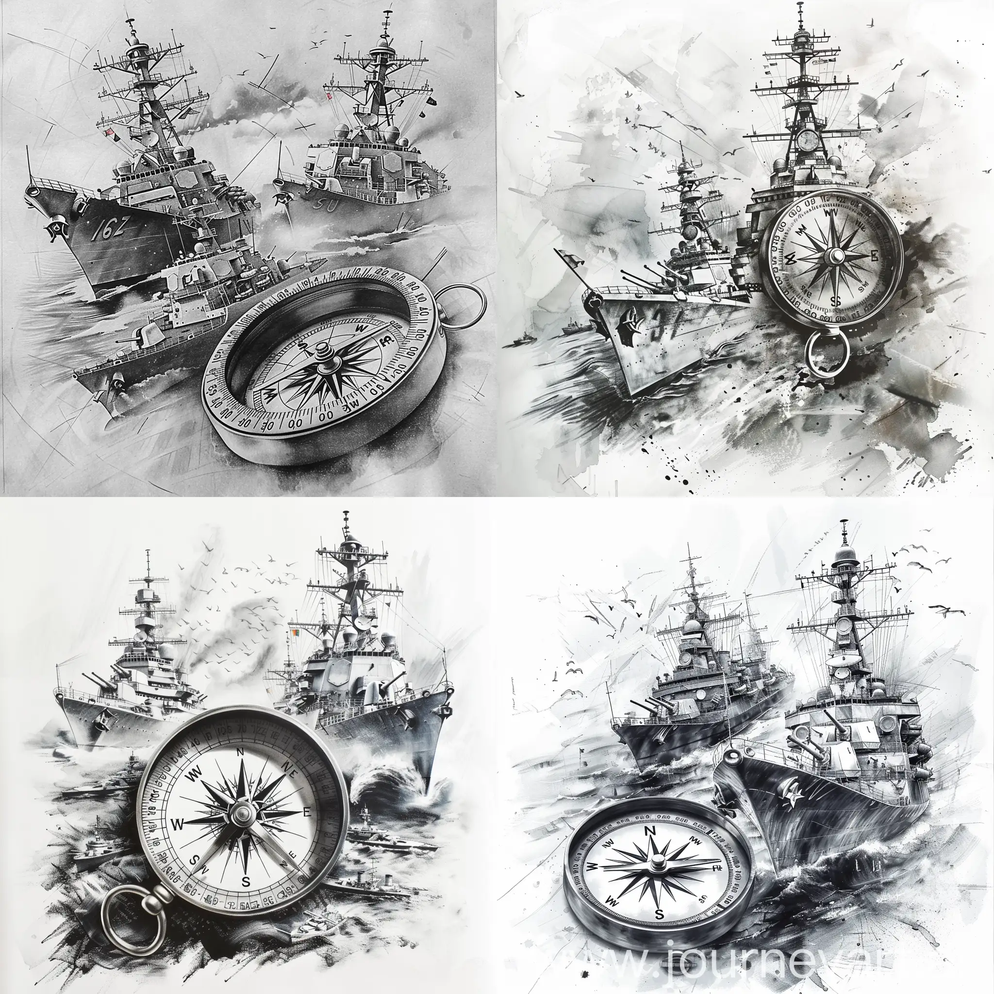 AvantGarde-Composition-Naval-Fleet-and-Compass