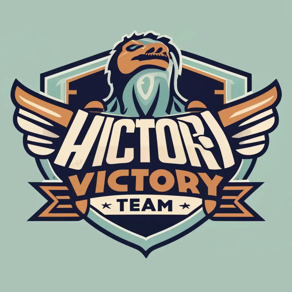 logo, Winglion, with the text "Winner 789 Victory Global TEAM", typography