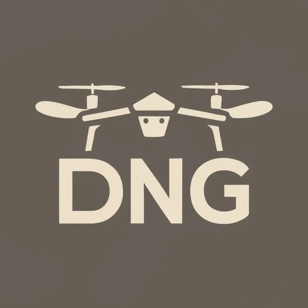 logo, Drone, with the text "DnG", typography, be used in Technology industry