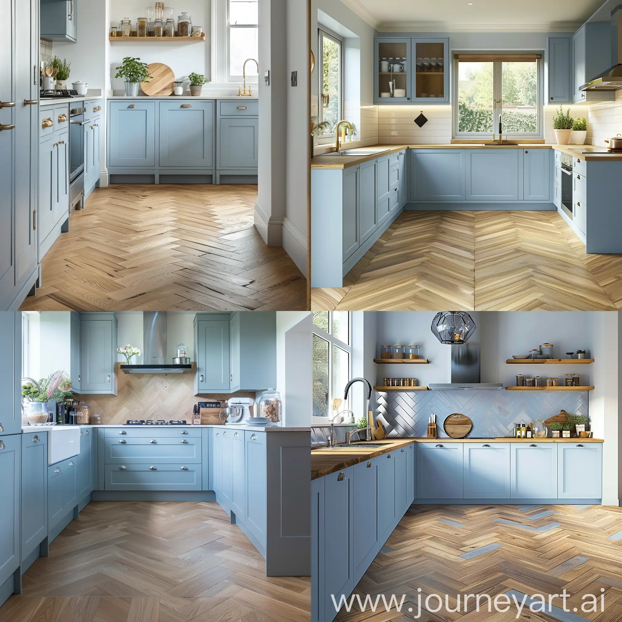 Pastel-Blue-Kitchen-with-Herringbone-Flooring