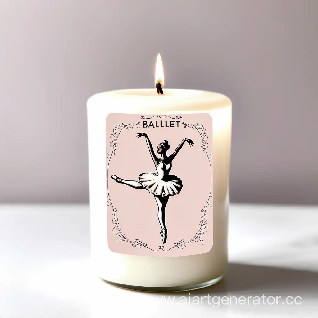 Elegant-White-Ballerina-Candle-BalletInspired-Aesthetic-Decor
