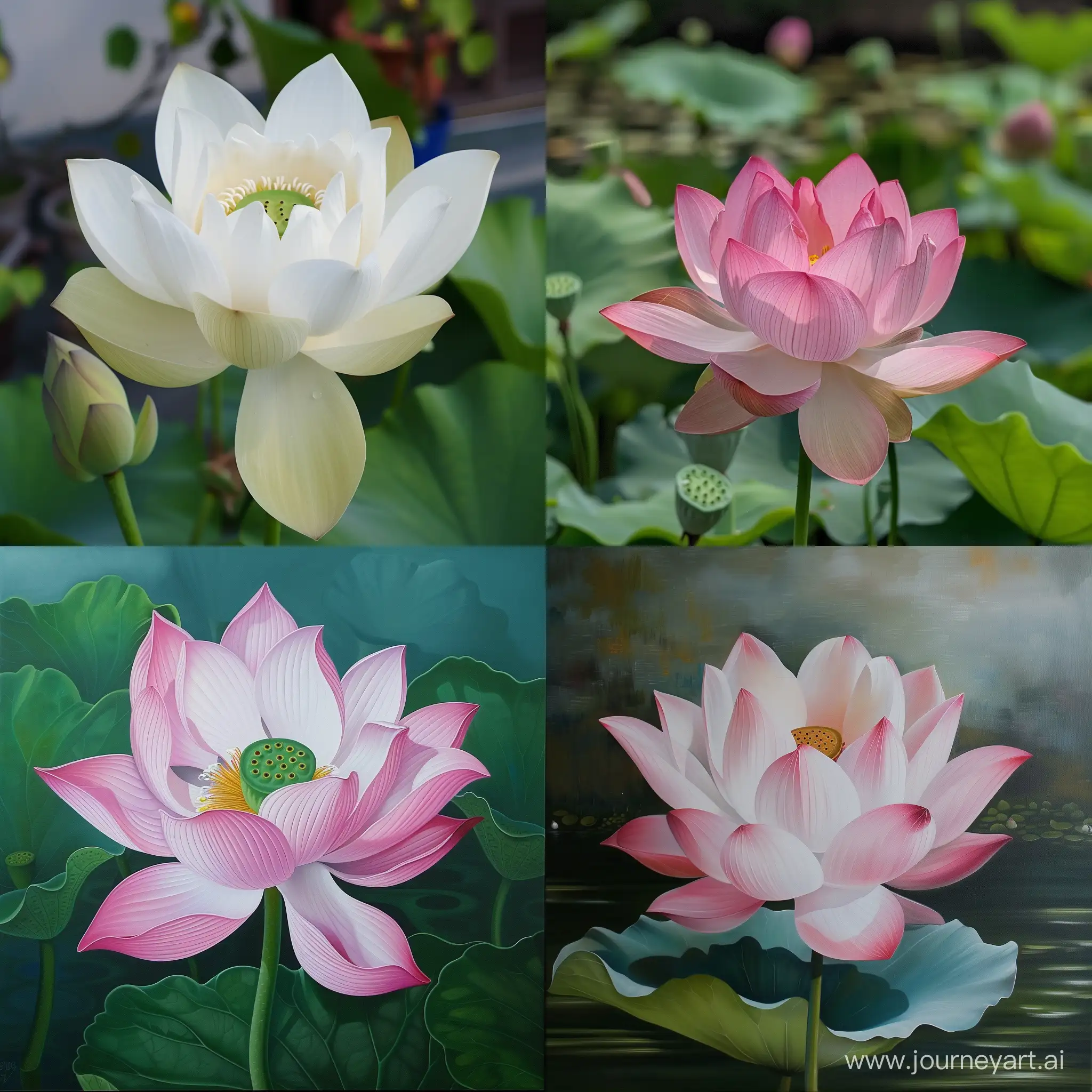 Vibrant-Lotus-Flower-Blooming-in-Serene-Water