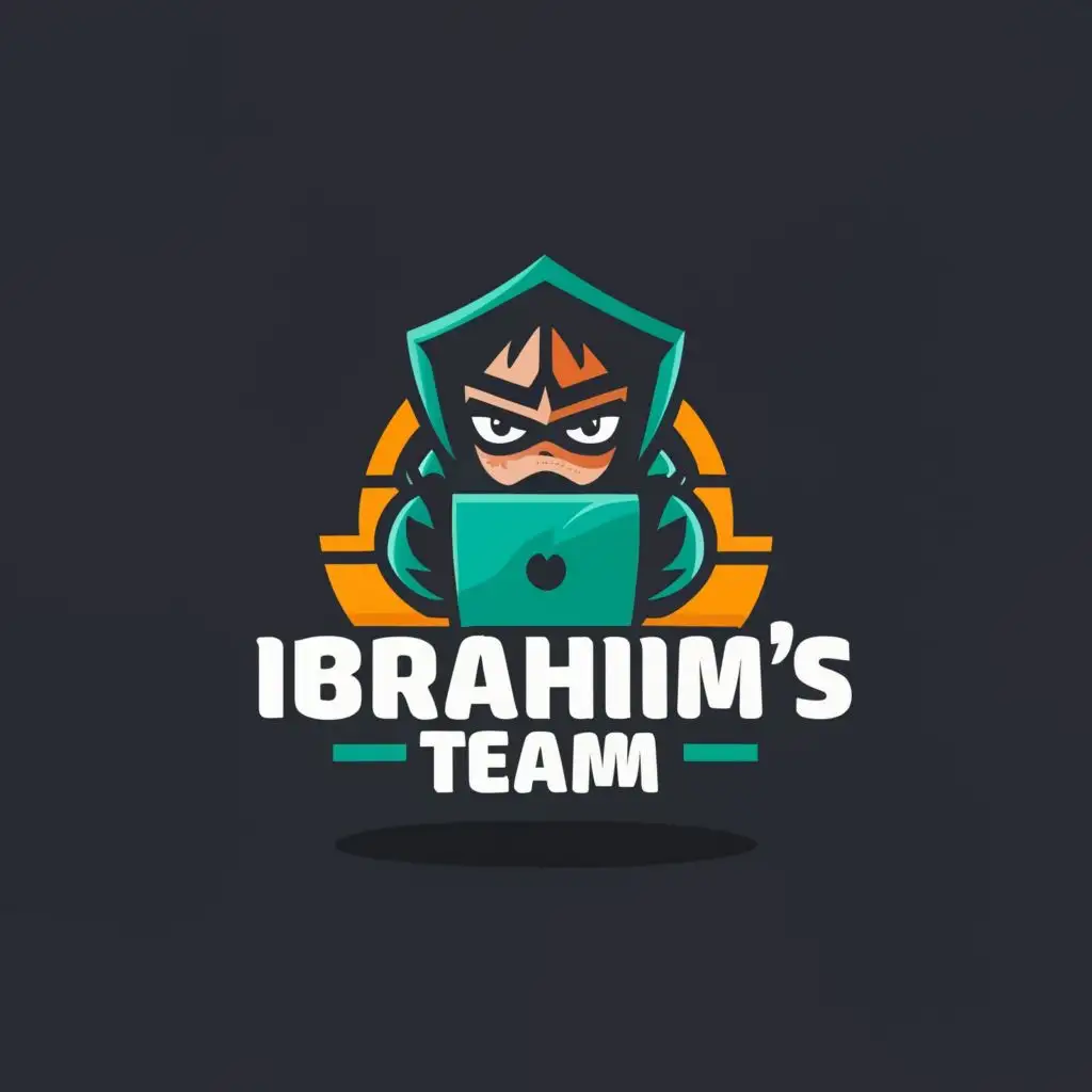 LOGO-Design-For-Ibrahims-Team-CyberInspired-Typography-for-Education-Industry