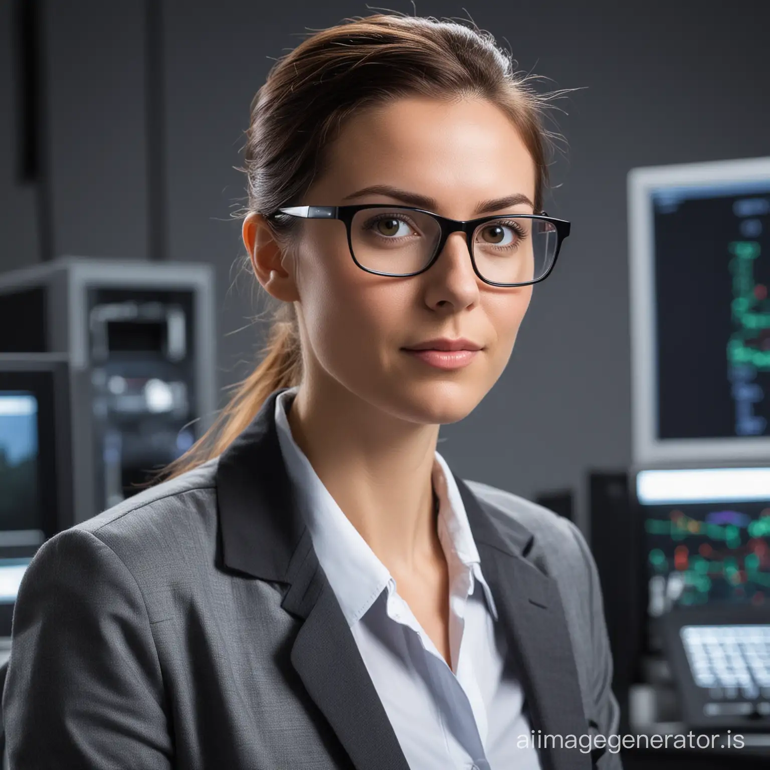 Female-Computer-Scientist-Coding-at-Modern-Home-Office