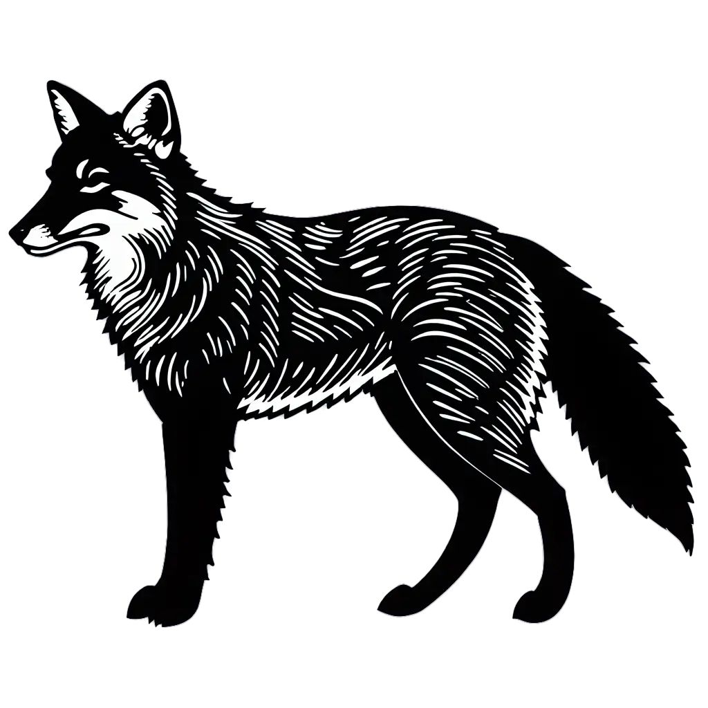 Detailed-Black-and-White-PNG-Illustration-Side-View-of-Fox-Head-Sketch