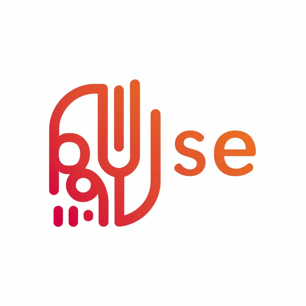 a logo design,with the text 'Pulse', main symbol:Abstract shape,Minimalistic,clear background