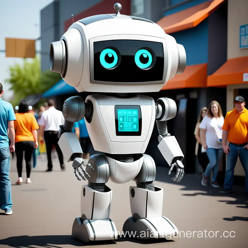 Colorful-Robot-Mascot-Costume-for-Events-and-Parties