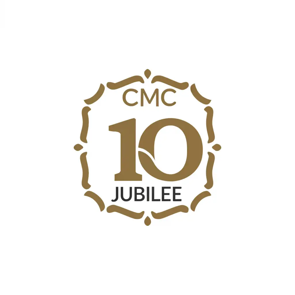 LOGO-Design-For-10-Jubilee-Elegant-CMC-Symbol-for-the-Religious-Industry