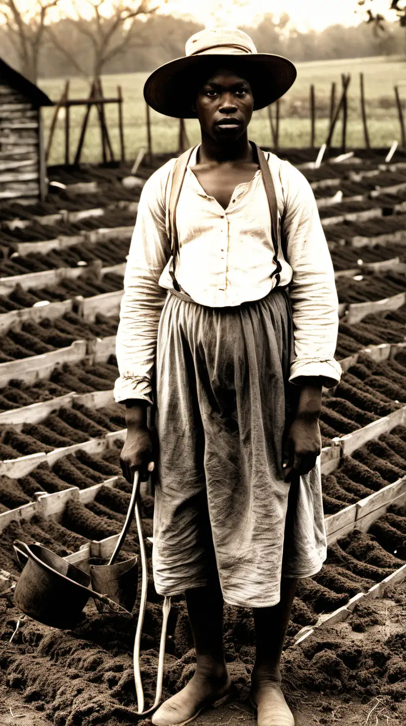 Historical Farm Life Black Slavery in the 1800s