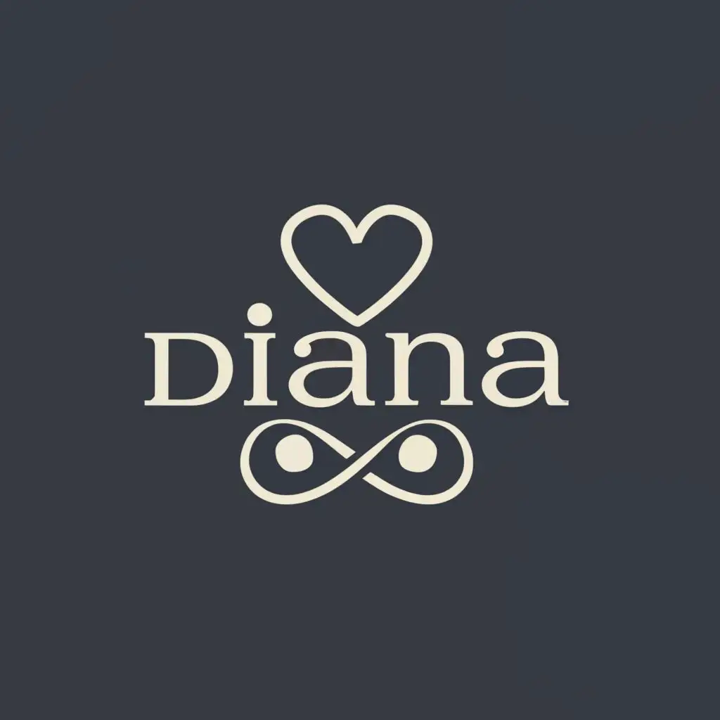 a logo design,with the text "Diana", main symbol:D,complex,be used in Nonprofit industry,clear background