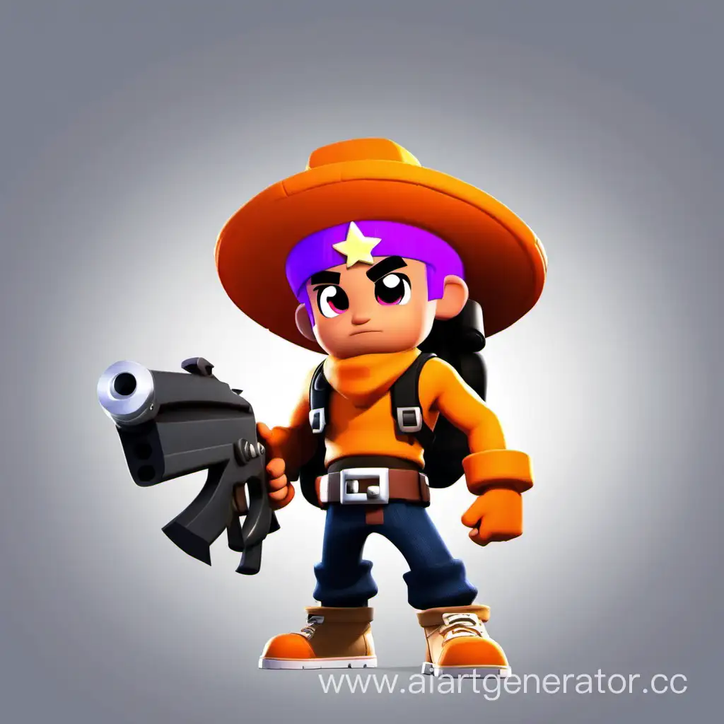 A character like in Brawl Stars