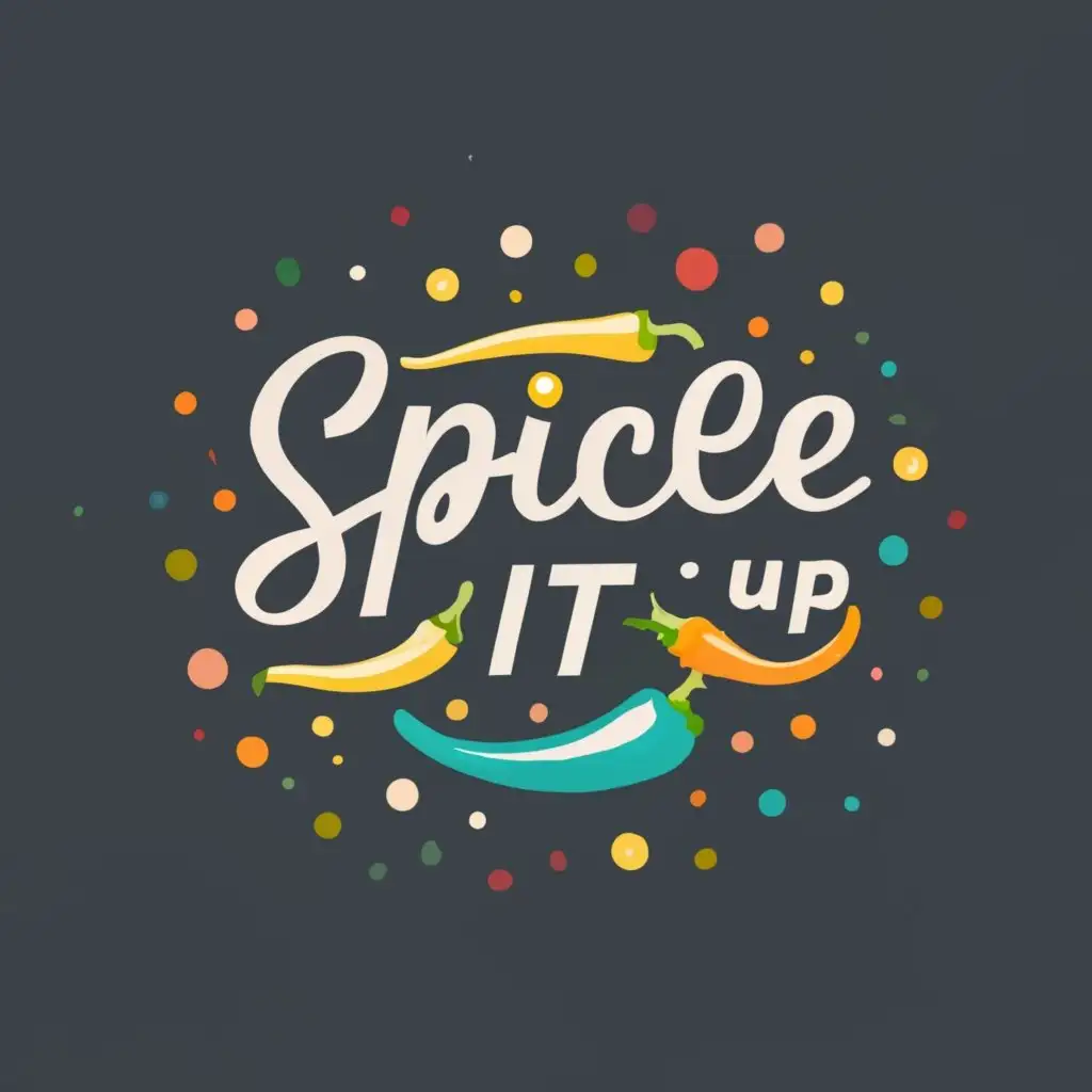 logo, Food, with the text "SpiceItUp", typography, be used in Restaurant industry