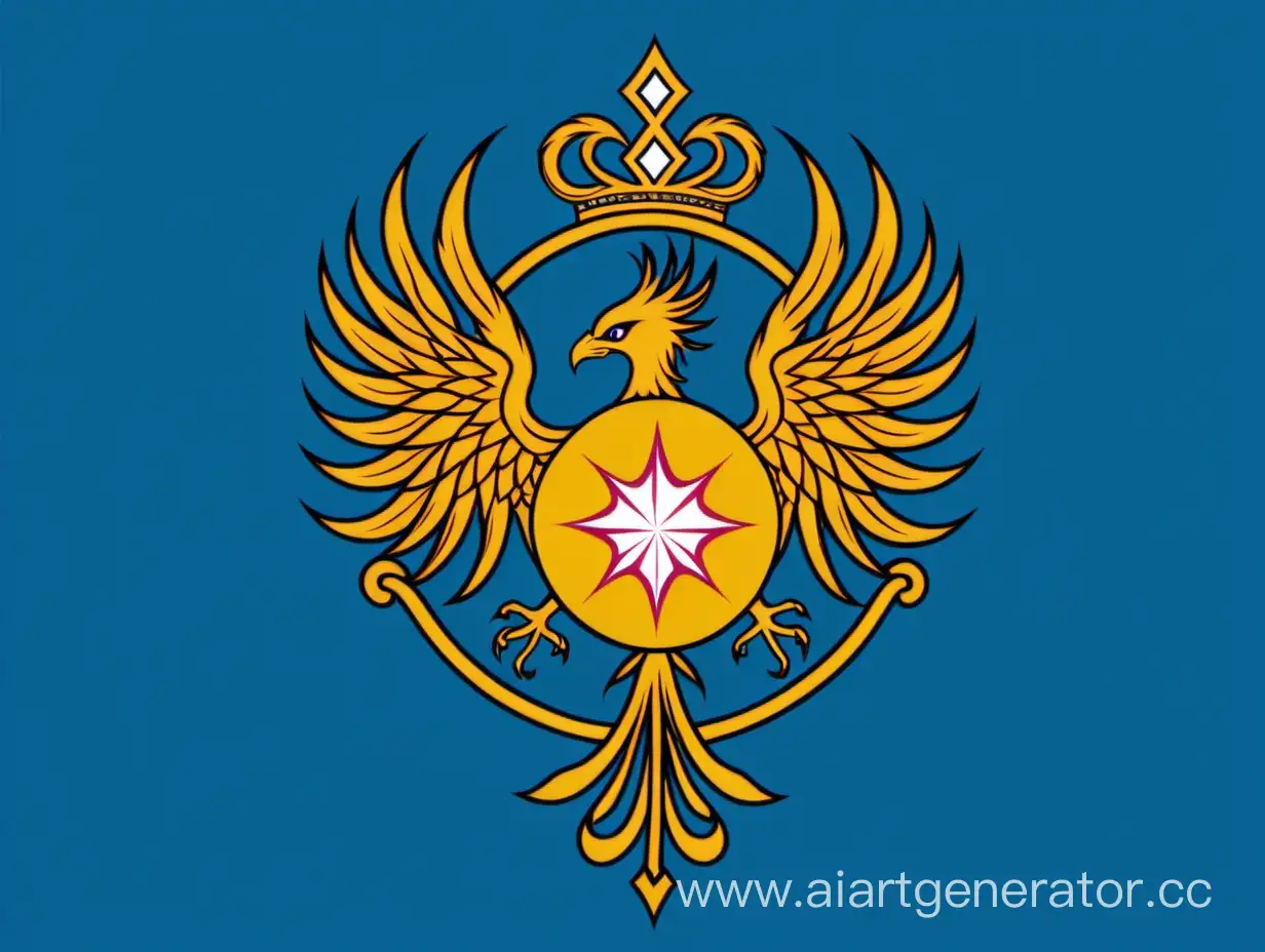 Флаг женского ордена бриллиантового Феникса